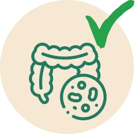 Emma Relieve gut support certified badge